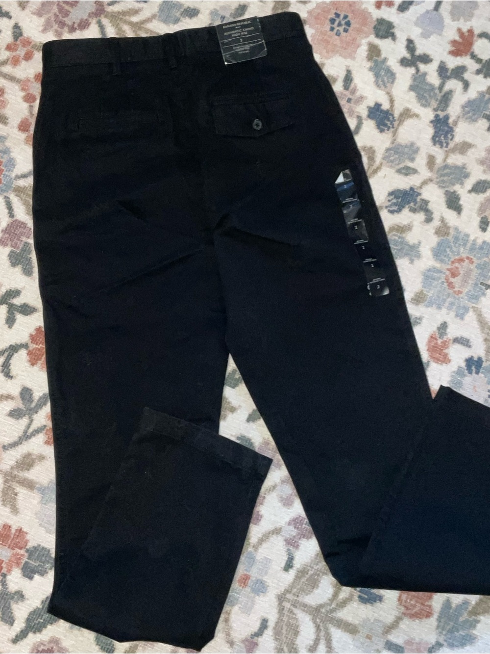 Banana Republic Black Straight-Leg Women's Pants - Classic Tailored Fit